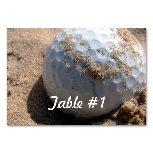 Design van de golfbaan kaart (Voorkant)