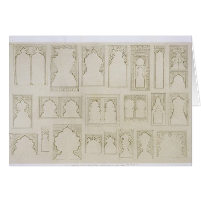 Design van de Islamitische en de Moorse boog voor  (Voorkant Horizontaal)