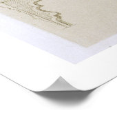 Design van de Islamitische en de Moorse boog, wi Poster (Hoek)