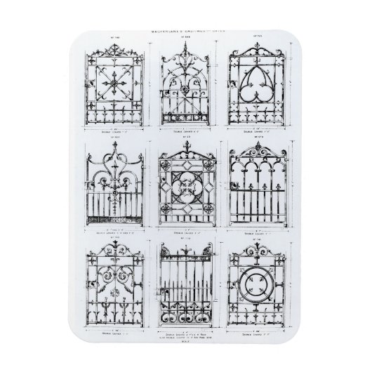 Design van de soort "Macfarlane" voor het trekken Magneet (Verticaal)