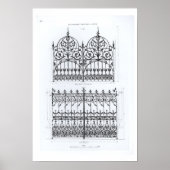 Design van de soort "Macfarlane" voor het trekken  Poster (Voorkant)