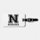 Design van de staat Nebraska Bagagelabel (Voorkant horizontaal)
