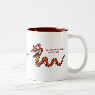 Design van de visserij Rattler-bikleurenkoffie mok