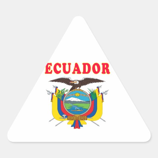 Design van ecuador sticker (Voorkant)