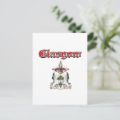 design van glasgow City Briefkaart (Staand voorkant)