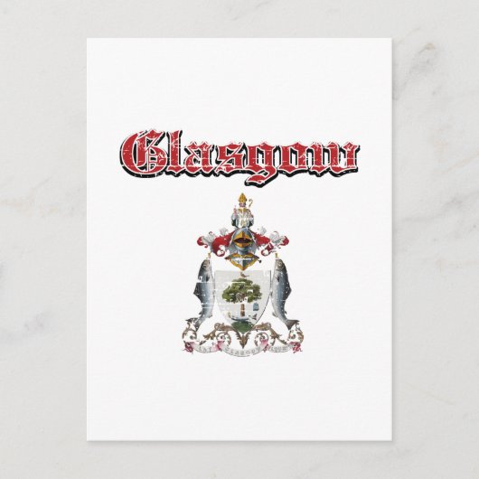 design van glasgow City Briefkaart (Voorkant)