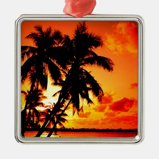 Design van het Hawaiian Sky Metalen Ornament (Voorkant)