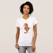 Design van het zeepaard t-shirt (Voorkant volledig)
