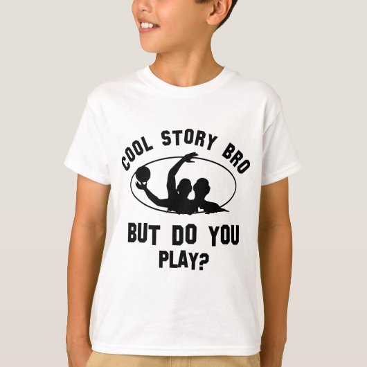 design van koele waterpolo t-shirt (Voorkant)