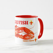 Design van langoesten mok (Voorkant rechts)