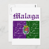 Design van Malaga City Briefkaart (Voorkant / Achterkant)