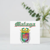 Design van Malaga City Briefkaart (Staand voorkant)