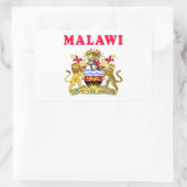 Design van malawi rechthoekige sticker (Tas)