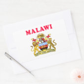 Design van malawi rechthoekige sticker (Envelop)