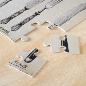 Design van messenmakerswerk uit een handelscatalog legpuzzel (Zijkant)