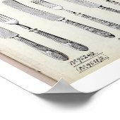 Design van messenmakerswerk uit een handelscatalog poster (Hoek)