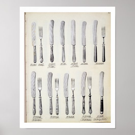 Design van messenmakerswerk uit een handelscatalog poster (Voorkant)