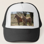 Design van paarden door Breana Pope Trucker Pet (Voorkant)