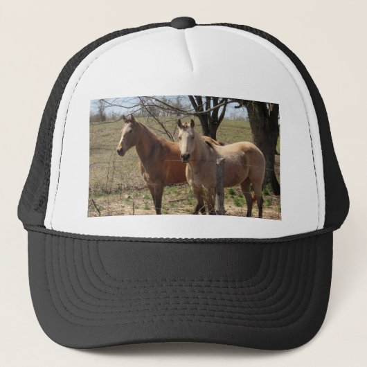 Design van paarden door Breana Pope Trucker Pet (Voorkant)