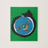 Design van platte aarde - CAT MAP CLASSIC Legpuzzel (Verticaal)