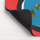 Design van platte aarde - CAT MAP CLASSIC Muismat (Hoek)