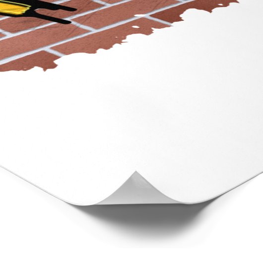 design van playa graffiti poster (Hoek)