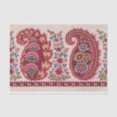 Design van textiel met paisleymotifaten, anonieme tissuepapier (Voorkant)