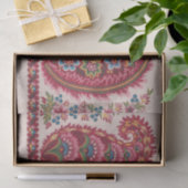 Design van textiel met paisleymotifaten, anonieme tissuepapier (Geschenk)