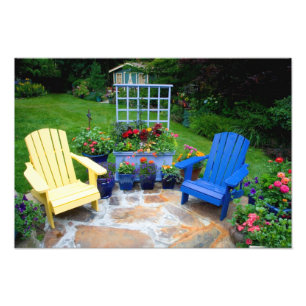 Design van tuinen in onze tuin Sammamish, 4 Foto Afdruk