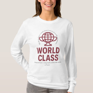 Design van wereldklasse is een naadloze mix t-shirt