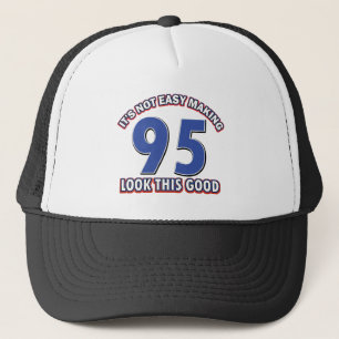 design voor 95e verjaardag trucker pet