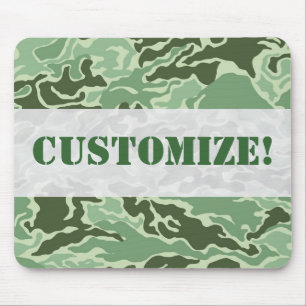 Design voor aangepaste groene camouflage voor Patr Muismat