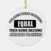 Design voor atletische opleiders keramisch ornament (Voorkant)