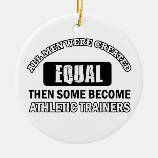 Design voor atletische opleiders keramisch ornament (Voorkant)