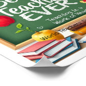 Design voor de Dag van de Leraar Poster (Hoek)
