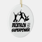 Design voor decathlon keramisch ornament (Rechts)