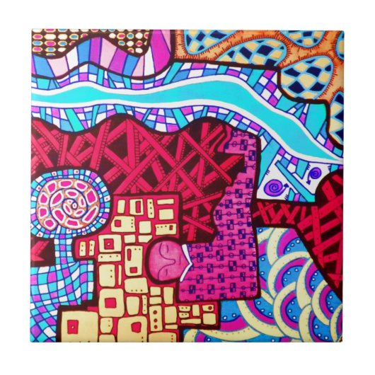 Design voor dromen tegeltje (Voorkant)