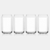 Design voor een frisse start van het schooljaar blikvorm glas (Achterkant)