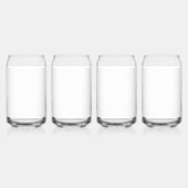 Design voor een frisse start van het schooljaar blikvorm glas (Links)