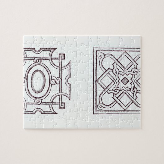 Design voor een kanteltuin uit 'The Country House' Legpuzzel (Horizontaal)