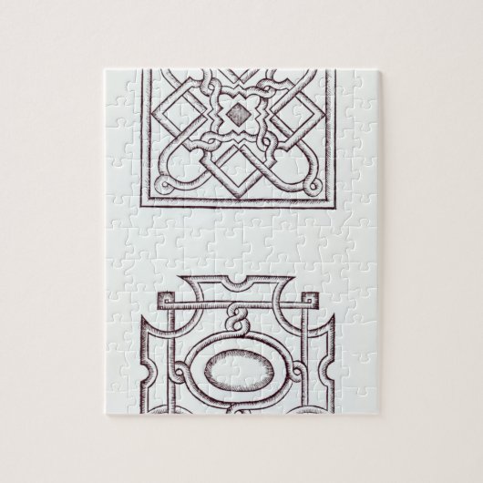 Design voor een kanteltuin uit 'The Country House' Legpuzzel (Verticaal)