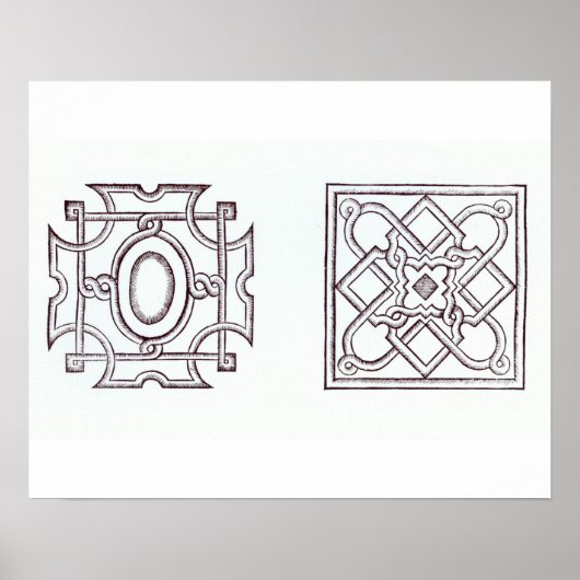 Design voor een kanteltuin, uit 'The Country House Poster (Voorkant)