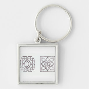 Design voor een kanteltuin uit 'The Country House' Sleutelhanger