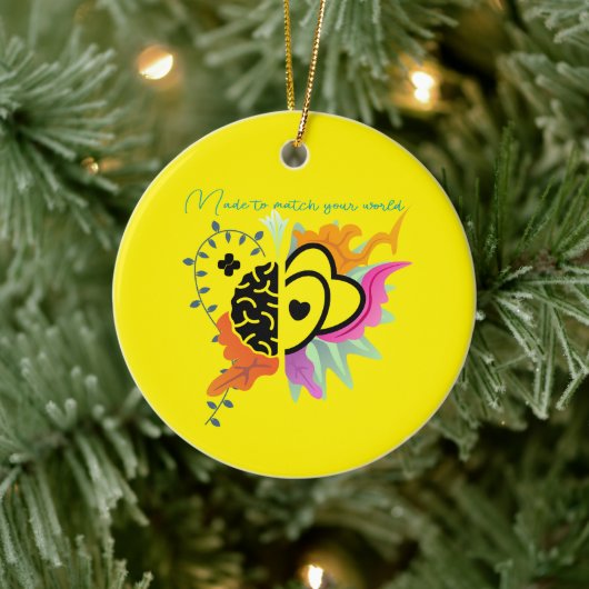 Design voor elke persoonlijkheid en passie keramisch ornament (Boom)