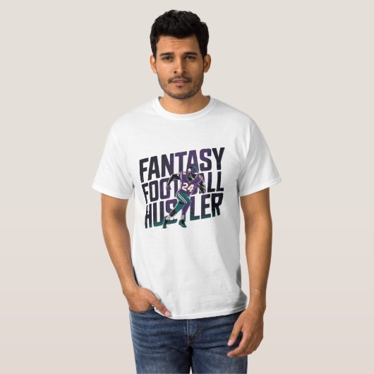Design voor Fantasy Football Enthu T-shirt (Voorkant volledig)