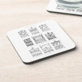 Design voor gietijzer uit 'Macfarlane's Ca Drankjes Onderzetter (Linkerzijde)