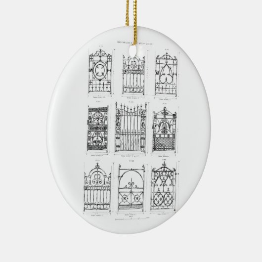 Design voor gietijzer uit 'Macfarlane's Ca Keramisch Ornament (Rechts)