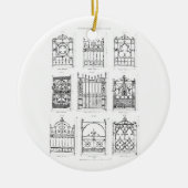 Design voor gietijzer uit 'Macfarlane's Ca Keramisch Ornament (Voorkant)