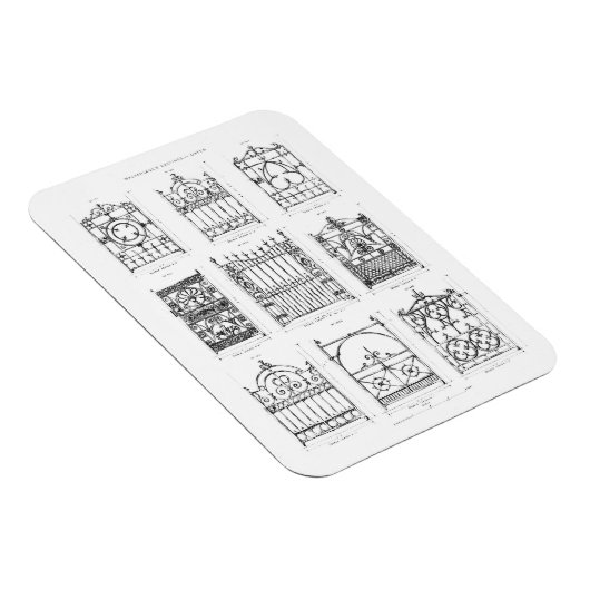 Design voor gietijzer uit 'Macfarlane's Ca Magneet (Rechterzijde)