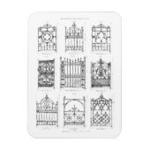 Design voor gietijzer uit 'Macfarlane's Ca Magneet (Verticaal)